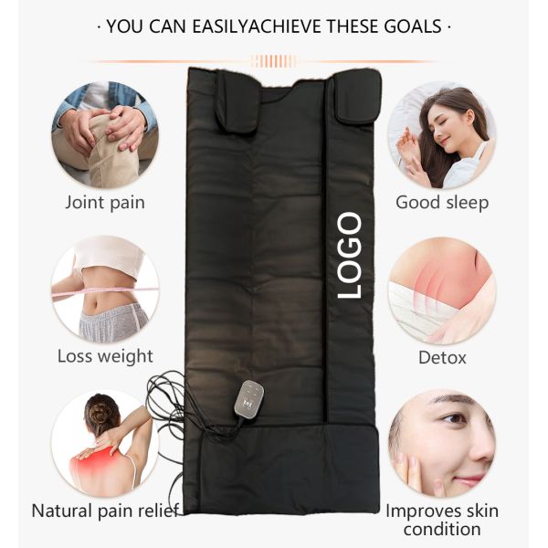 USB Plugs Type Infrared Sauna Blanket for Deep Relaxation and Improved Circulation