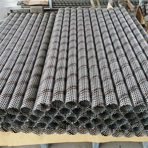 304 SS Corrugated Melt Stainless Steel Filter Element Welded Perforated Center Tube