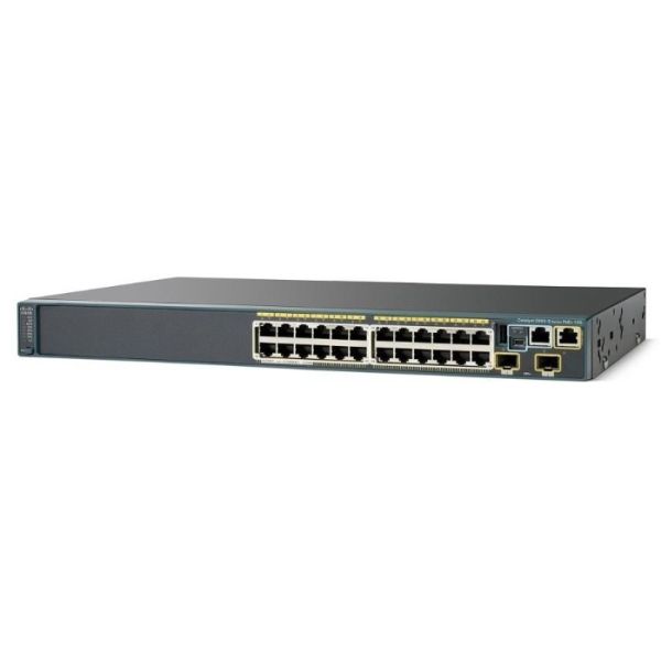 WS-C2960S-24PD-L Catalyst PoE Switch 370W 24 x 10/100/1000 Ports Layer 2 Gigabit Ethernet Switch
