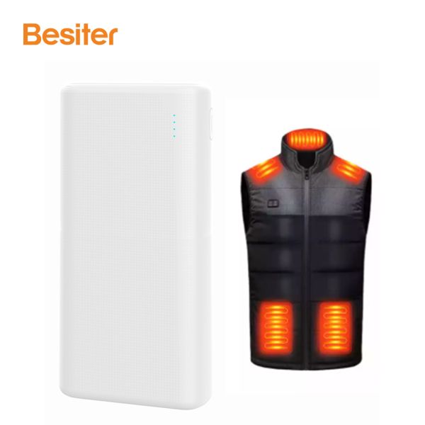OEM Portable Charger Power Bank Mobile Power Supply 45W 20000mah For Heated Vest