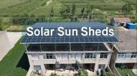 Système solaire sur le toit résidentiel