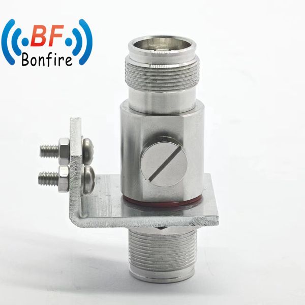 Внутренний / наружный IP65 SMA Jack к N Jack Bulkhead Lightning Arrester Surge Protector DC-6000MHz