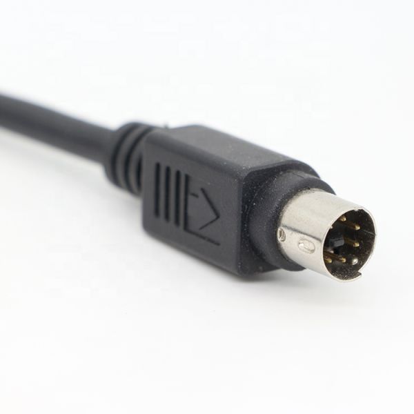 CUSTOM 1M 3M Shield S Video Male To Male Mini Din 6 Pin cable
