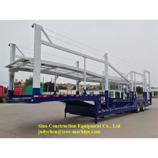 14.2m2 Heavy Duty Semi Trailers Fuwa Axles Enclosed Vehicle Rated Load 40t