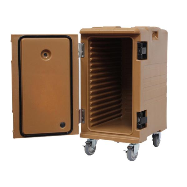 Secure Hot Food Pan Carrier 120L Catering Food Transport Boxes With Wheels
