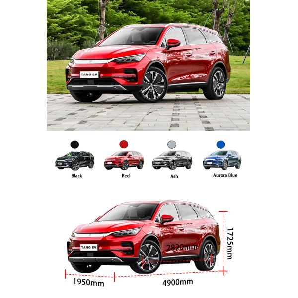 SUV électrique de taille moyenne 5 portes 7 places SUV électrique New Energy BYD Tang