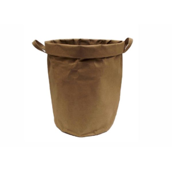 Custom Color Kraft Paper Storage Bags Durable Washable Storage Bags