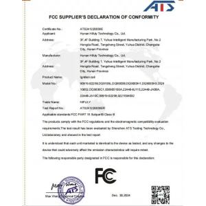 Hunan Hifuly Technology Co., Ltd. Certifications