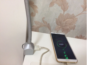 Switch Control LED Reading Light with Type-C and USB Port Modern Flexible Design