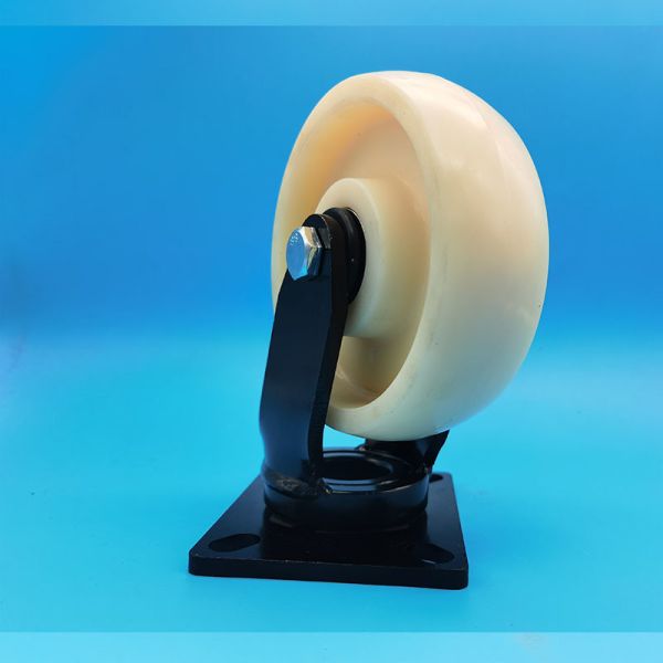 Non-Marking Industrial Casters Heavy Duty Wheels Nylon Casters Singel 8 Lockable Rigid Swivel Laboratory Table