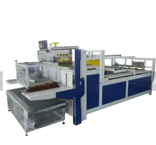 5500 KG Semi Automatic Carton Folder Gluer for Paper Product Packaging and Assembly