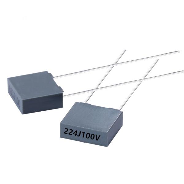 CL23X P5MM Metallized Polyester Film Capacitor 224J 100V For Automotive Electronics