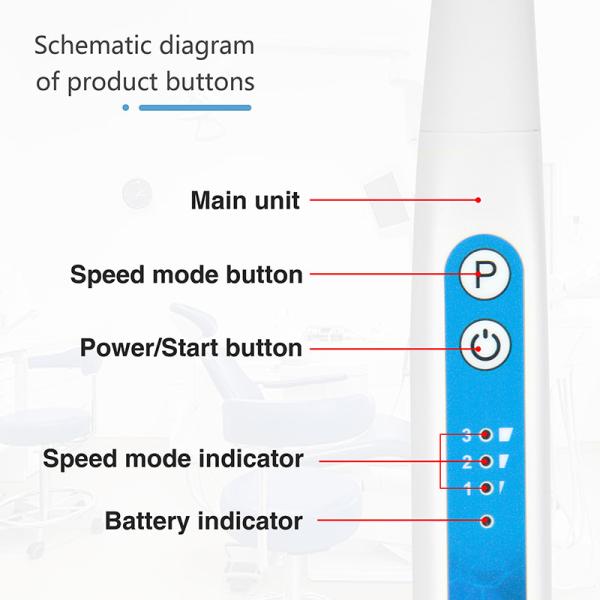 Dental Sonic Endodontic Irrigator Endo Activator For Root Canal Ultra Cleaning / Dental Root Canal Sonic Irrigator Activator Dentistry Instrument