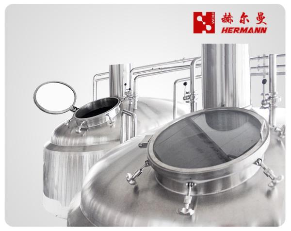 2500L Micro Beer Brewing Equipment For Hotels / Manufacturing Plant
