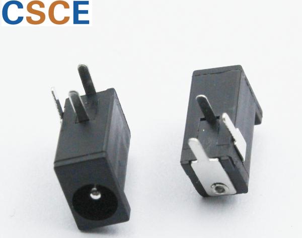 Salt Spray 12H Outlet DC Jack 3 Pin , 30V Female Right Angle DC Power Connector