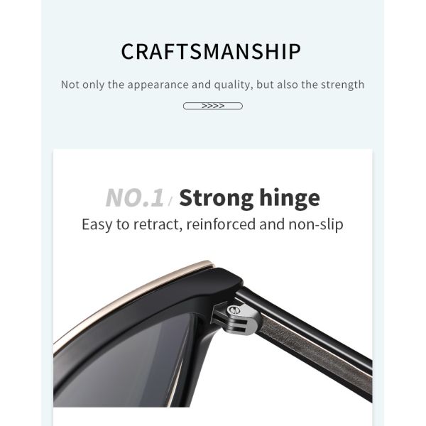 Поляризовыванный миопический магнитный зажим на рамке стекел кота моды женщин солнечных очков