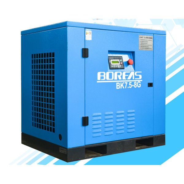 7.5KW 3 Phase 20HP 1.2m³/Min Screw Air Compressor