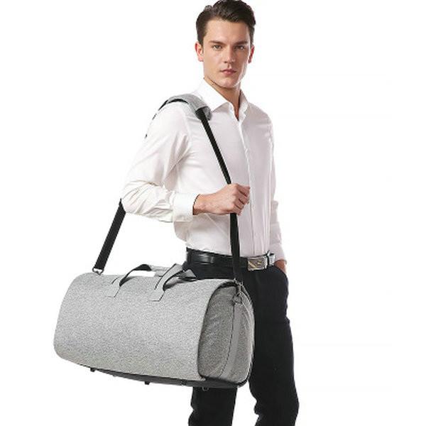 Foldable Sports Duffle Bags Wear Resistant With Shoes Compartment