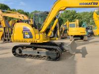 Excavadora original japonesa de segunda mano Komatsu PC70-8 Excavadora tipo Crawler