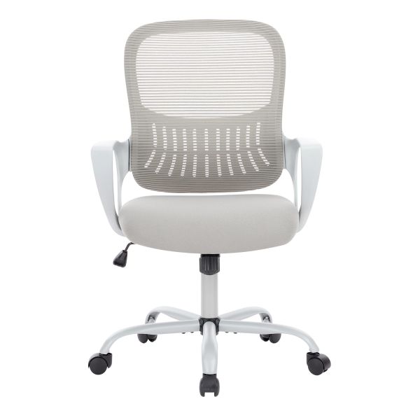 Materials Mid-Back Task Rolling Home Office Desk Chair with Wheels and Lumbar Support
