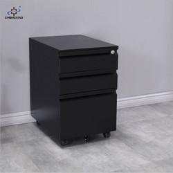 0.4mm To 1.0mm 3 Drawer Lockable Filing Cabinet ISO9001