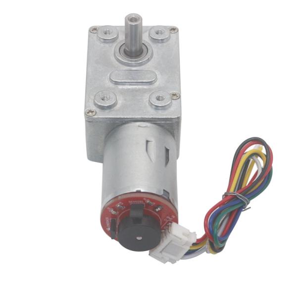 Auto pequeno da C.C. 12v dos motores JGY370 da engrenagem da C.C. do sem-fim do codificador que trava 150rpm