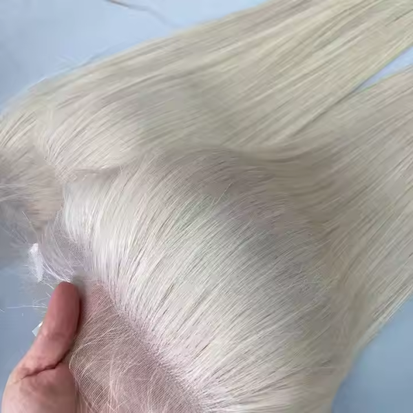 Fast Shipping Silver ,WHITE , ASHBLONE, BONDE Color 4X5 5X6 13X4 Mesh Integration System Grey Transparent HD Lace Frontal Closure