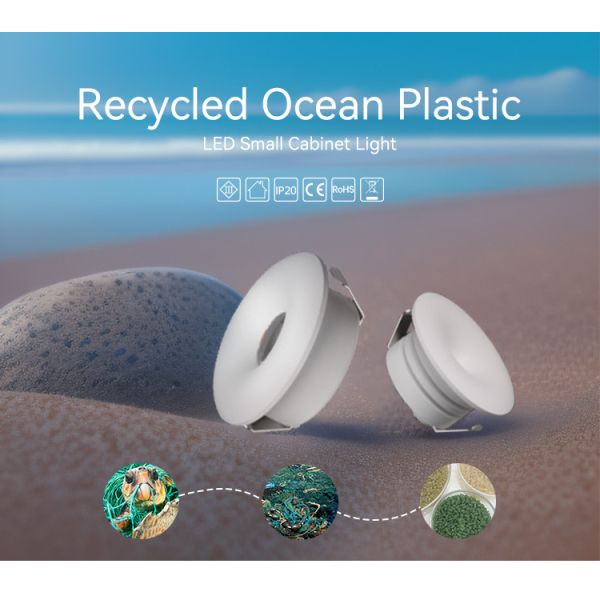 Ocean Plastic Anti Glare Spotlight 2700K 3000K 4000K Super Thin Mini Spotlight