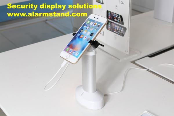 COMER clip locking anti-theft security locking system for cell phone shop clip stands
