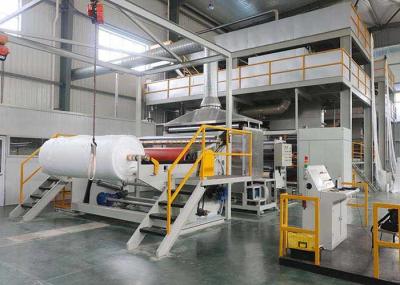 SS S SMS Double Beams Spunbond Fabric Machine High Capacity And Speed