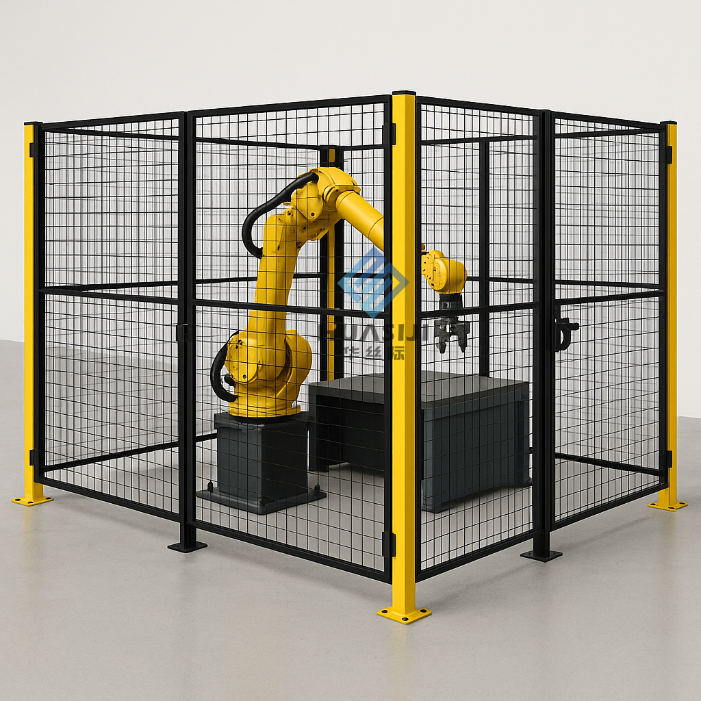 Segmentation Isolation Net Guard Robot Safety Fence Factory Protection System