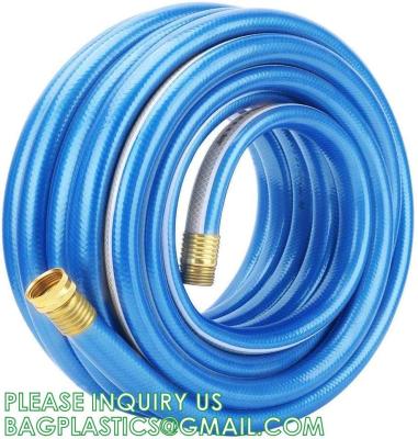 PVC All Weather Garden Hose 50m 3/4'' 4 Layers PVC Heavy Duty Garden Hose Flexible High Pressure Water Hose