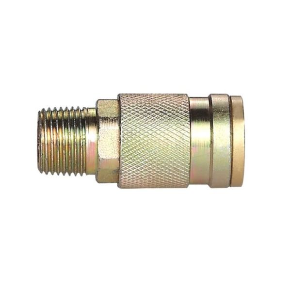 Durable 1/4" Pneumatic Quick Release Coupling Manual Couplers with -40℃ To 250℃