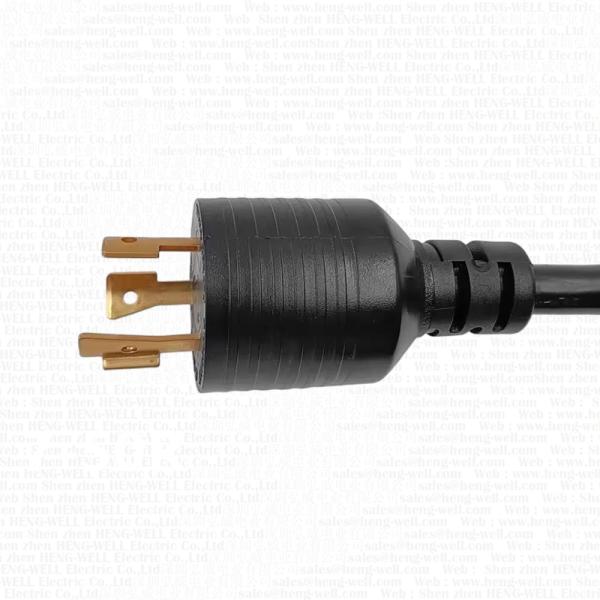 10AWG 3/10/25/50FT Generator Cord | L7-20P/L7-20R Twist Lock SJTW Heavy Duty Cable