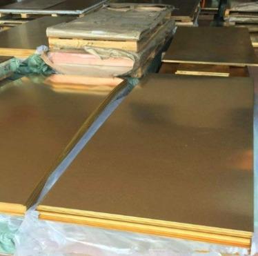 Bright Yellow Brass Decorative Copper Sheets Brushed Polished Industrial