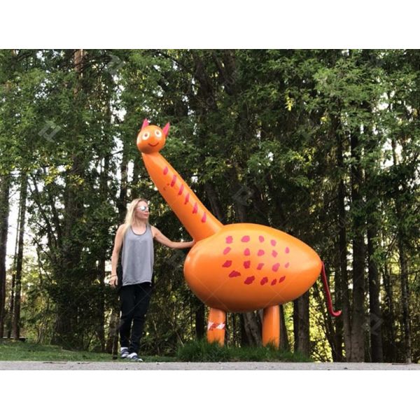 316L Скульптура из нержавеющей стали Спрей-краска Большая металлическая скульптура жирафа