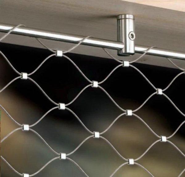7X7 Balcony Stainless Steel Safety Net 1.2mm Ultrasonic Bath