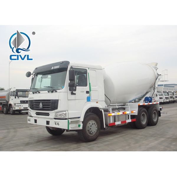 SINOTRUK HOWO Euro II 340hp 6x4 8m3 Concrete Mixer Truck With Italian Pump
