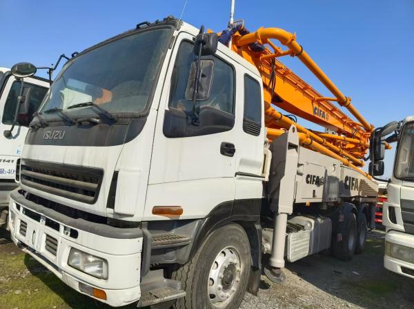 2011 Zoomlion CIFA 38m Concrete Pump Truck , ISUZU chassis Remanufactured Concrete Machinery