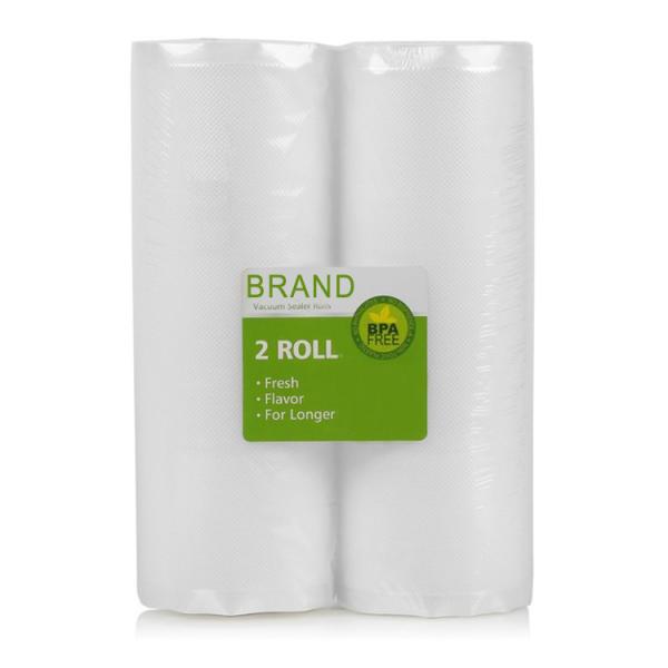 11 X 50' Food Saver Vacuum Sealer Sacos Rolos Sacos de Rolos com Relevo 2 unidades para Uso Doméstico