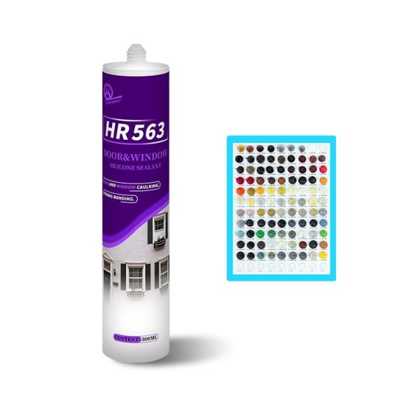 590ml Sausage Silicone Sealant for Industry Transparent Weatherproof Roof and Gutter Metal Leak Proof Silicona Sealant