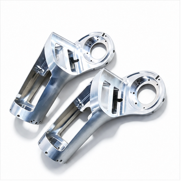 5 Axis CNC Machined Components Of A Robotic System AluminumJoint Housing