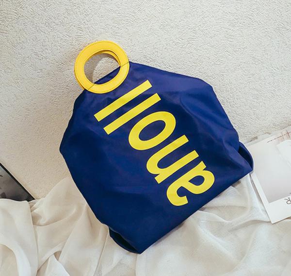 Summer small fresh letterpress nylon bag messenger bag can hand bill of lading shoulder bag