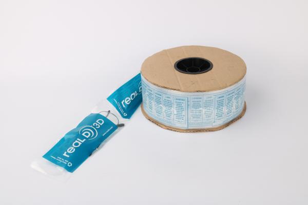 Sacos pre abertos claros do OEM 0.03mm em um equipamento do supermercado do rolo