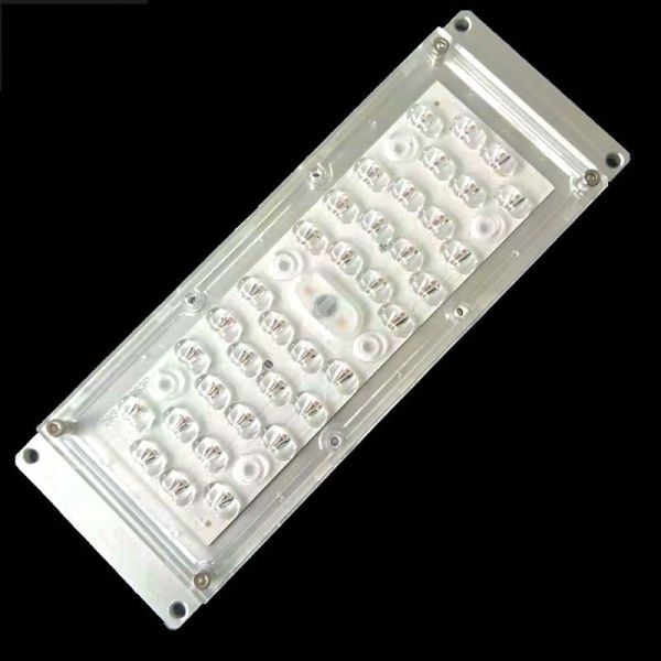 3030SMD LED Street Light Lens 173MM Wide Angle 176x96 Degree High Light Output