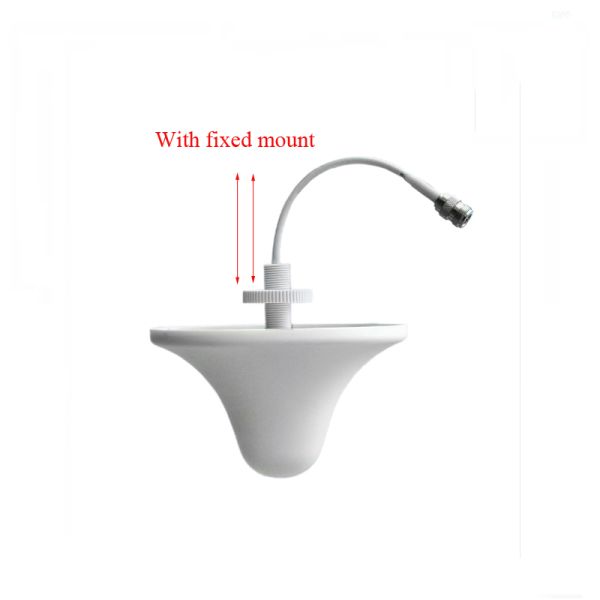 Mimo Omnidirectional White ABS N Male 10KM Hign Gain Ceiling Antenna 5 Dbi 2.4G Long Range Outdoor 4G