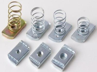 Channel nuts, Strut nuts, Strut channel spring nuts stainless steel or galvanized for strut channels & conduits