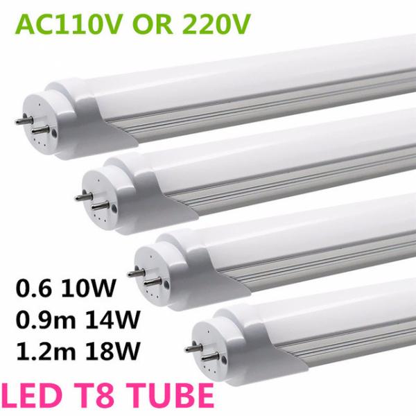 Pure White T8 LED Light Fixtures 18W / AC85-265V 20W T8 Led Fluorescent Tube