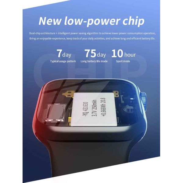 44mm 1,72» дозоров Pk IWO12 W26 фитнеса Bluetooth тарифа сердца