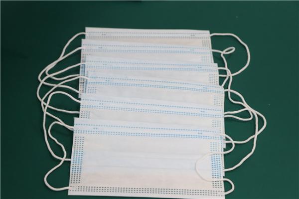 White Disposable Protective hydrating face mask Supplies 3 ply FDA CE certificate